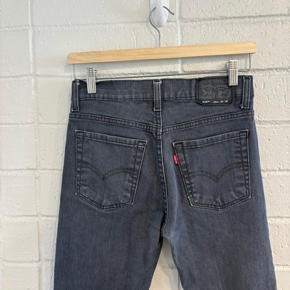 Levi’s 510 skinny jeans in dark grey - Picture 6 of 8